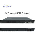Entrada codificador H.264 y H.265 de HD del extremo principal HDMI de Digitaces con la salida de IP&amp; ASI, parte movible del logotipo